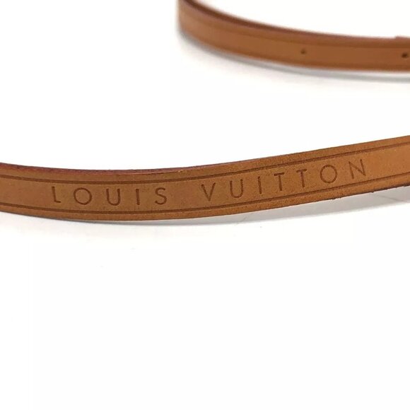 LOUIS VUITTON strap Shoulder strap Nume leather Beige/GoldHardware - Picture 7 of 11